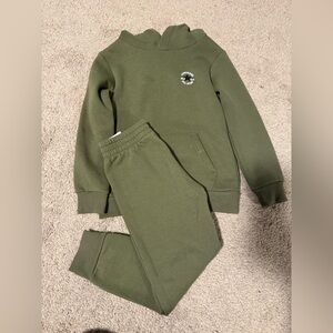 KidsOlive Green Crewneck Sweater